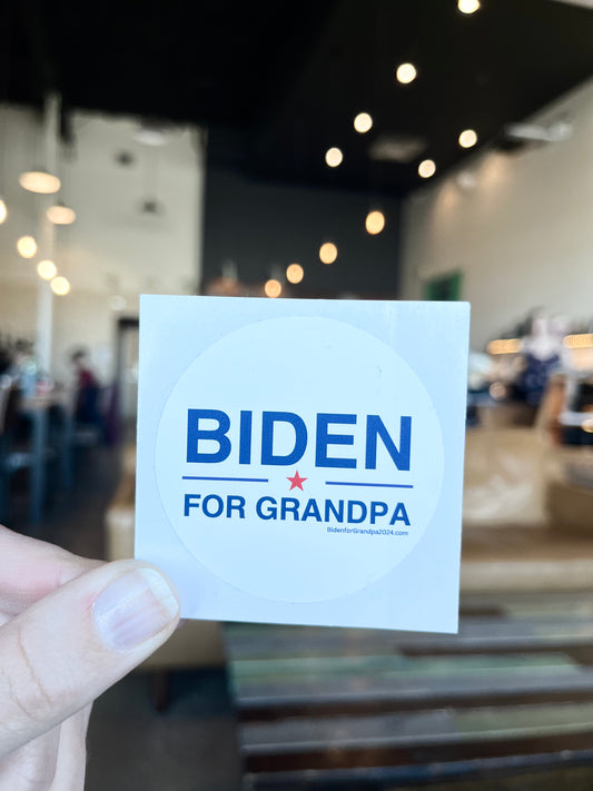 Sticker - Round Biden for Grandpa